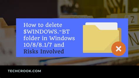 How To Delete Windows~bt File In Windows 108817 And Risks
