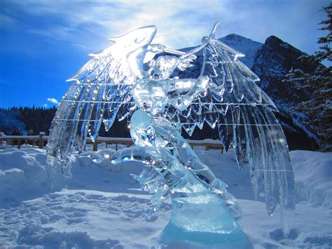 Ice Sculptures In Banff National Park Ice Magic Festival 2013