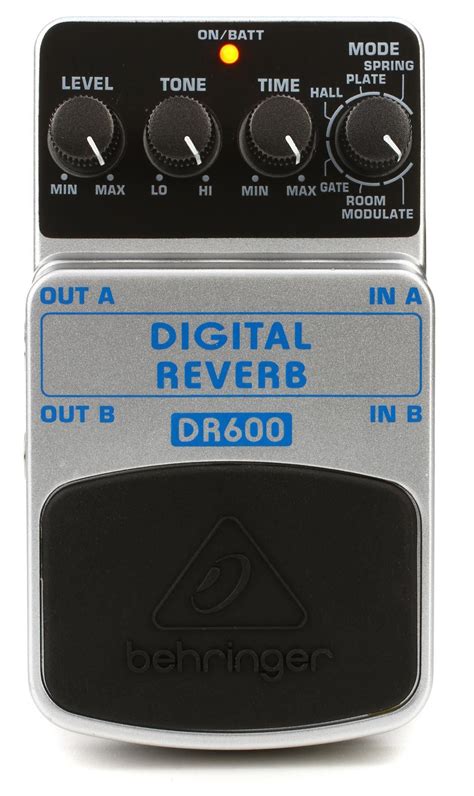 Behringer DR600 Digital Reverb Pedal Reverb Pedal Pedal Effects Pedals