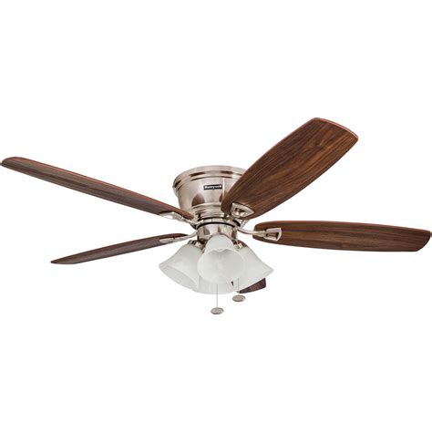 Lowes propeller fan, lightairplane propeller ceiling fan lowes home decor the cub cadet in satin black with resolution 912px x 684px. Honeywell Glen Alden Ceiling Fan, Brushed Nickel Finish ...