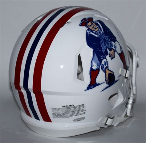 Autographed rob gronkowski patriots helmet fanatics authentic coa item#10699751. Tom Brady Signed Patriots Throwback Full-Size Authentic ...