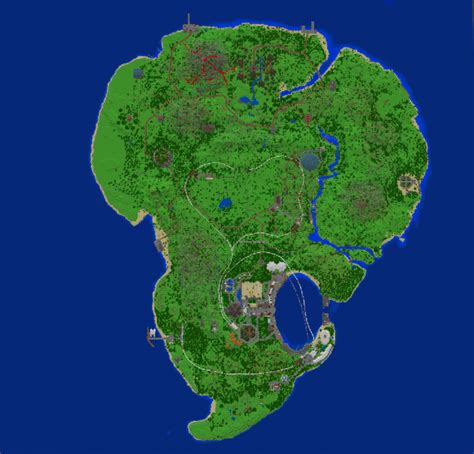 Jurassic World Resort Minecraft Map