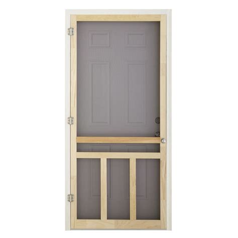 You have multiple options for thickness, wood species and construction methods. Shop Screen Tight Creekside Natural Wood Hinged Screen ...