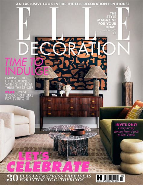 Elle Decoration Uk January 2021 Papercut