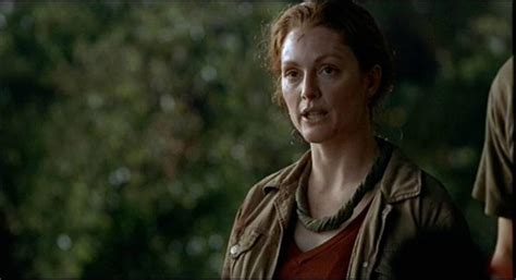 She's got theories about parenting and nurturing among hunter/scavengers i bet she'd be dying to prove the world blurs momentarily, then comes into focus on a field of long grass. JURASSIC PARK II: THE LOST WORLD JULIANNE MOORE SHIRT ...