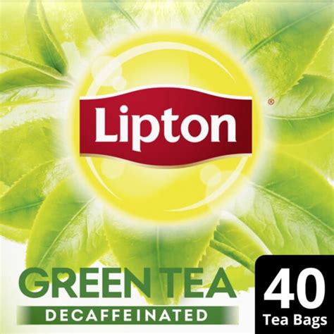 Lipton Decaffeinated Green Tea Tea Bags 40 Ct