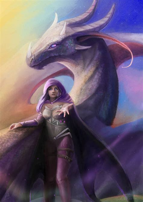 Purple Dragon By Atharea On Deviantart