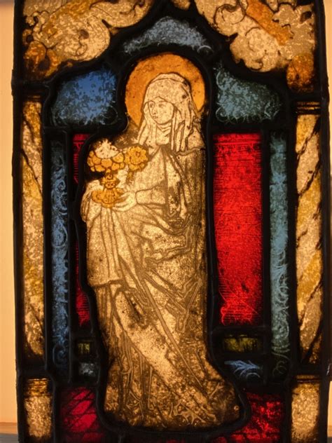Mary Magdalene Stained Glass France 16th Cent Ref85952