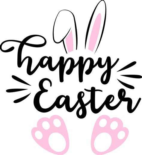 Download Happy Easter Bunny Greeting Royalty Free Vector Graphic