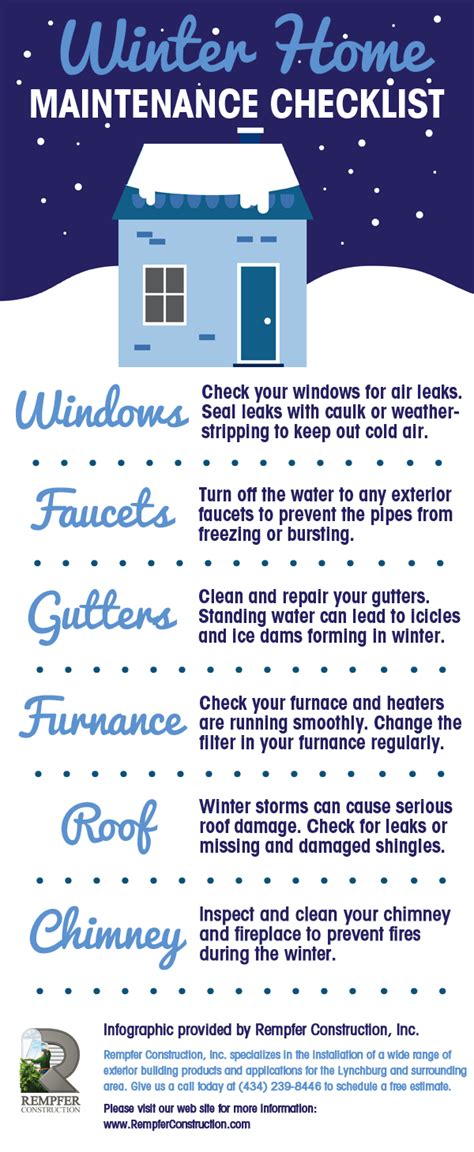Get Your Home Ready For The Winter Months With Our Winter Home Maintenance Checklist Home