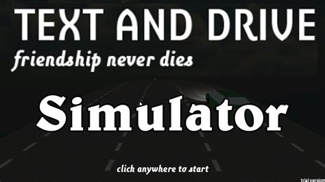 Epic Ending Text And Drive Simulator Gameplay Youtube