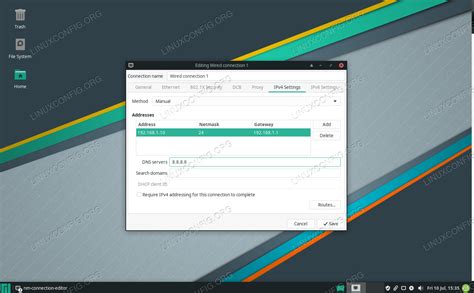 Configuring Network On Manjaro Linux Linux Tutorials Learn Linux