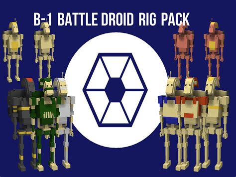 B 1 Battle Droid Rig Pack By Clonecreations On Deviantart