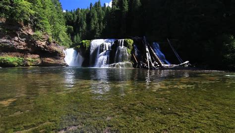 Lower lewis river falls cougar wa. Lower Falls Located On The Lewis River East Of Cougar ...