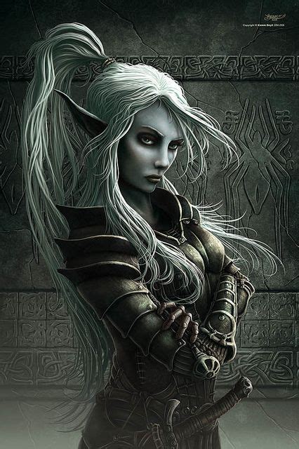Drow Assassin By Twen5 Via Flickr Elf Art Fantasy Illustration Dark Elf