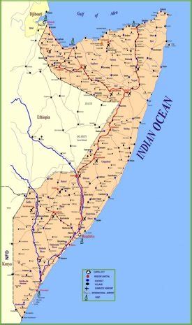 Somalia Map Detailed Maps Of Federal Republic Of Somalia