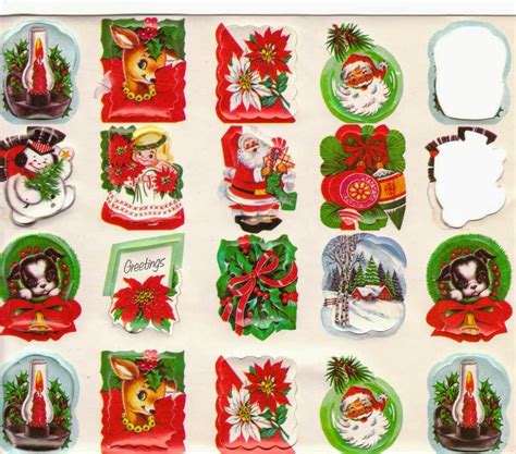 The Estate Sale Chronicles Vintage Christmas Tags And Stickers