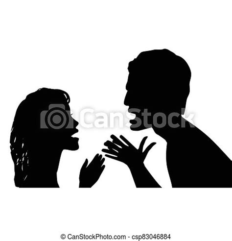 People Man And Woman Angry Couple Fighting And Shouting At Each Other