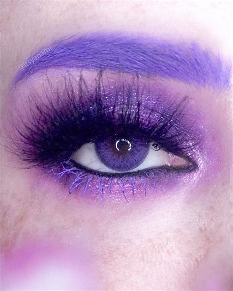 Ttdeye Iris Purple Ii Colored Contact Lenses In 2021 Purple Makeup