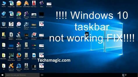 Fixing Broken Taskbar Issue On Windows 10 May Seem A Bit Tricky But