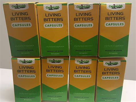8 Boxes Of Capital 02 Living Bitters Capsules All Natural