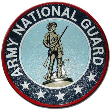 National Guard Seal Plaque Us Federal Government Agency And Military