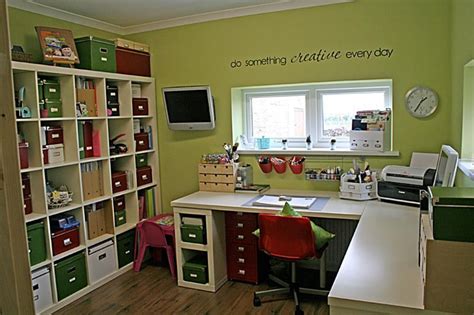 Room designs craft rooms design 101 other rooms organization storage modern design craft to your heart's content in this energizing, lime green crafting room with open shelving for supplies. Cheap Craft Room Furniture Ideas From IKEA 4 | Craft room ...