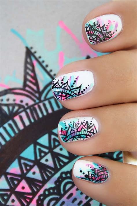 Everything4nails © Boho Nails 35 σχέδια στα νύχια για να