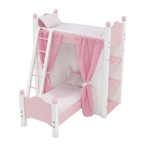 Ships flat and unassembled and requires easy assembly. 18 Inch Doll Furniture Bed fits My Life As Dolls | Doll ...