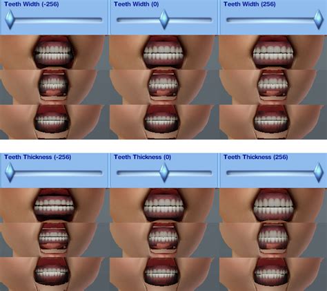 My Sims 3 Blog Teeth Depth Slider By Oneeuromutt