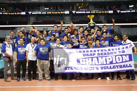 Ateneo Blue Eagles Retain Uaap Volleyball Title With Sweep Of Nu