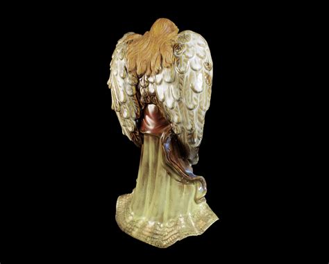 Porcelain Angel Figurine 12 Inch Centerpiece Figurine Art