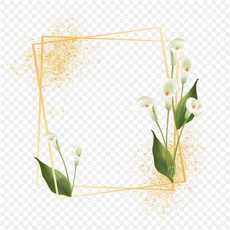 Calla Lily PNG Image Calla Lily Wedding Flower Watercolor Square
