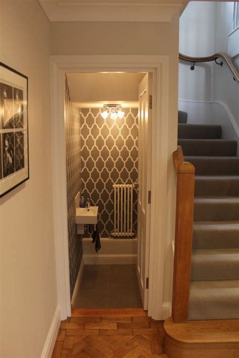 39 Powder Room Design Ideas Photos Bathroom Under Stairs Room