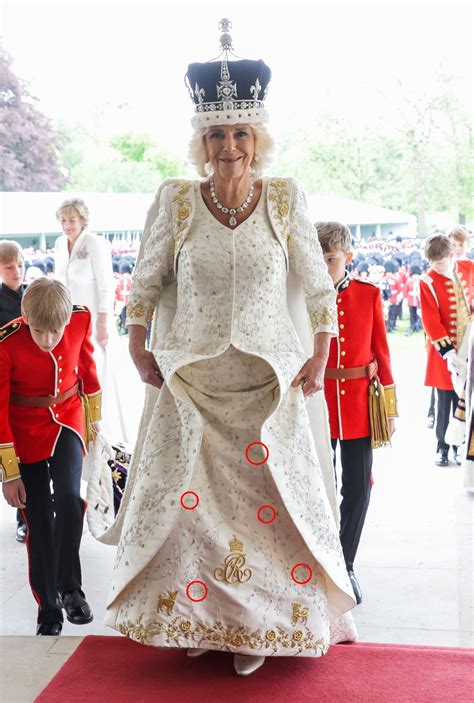 The Secret Names And Themes Embroidered Into Camillas Coronation Gown