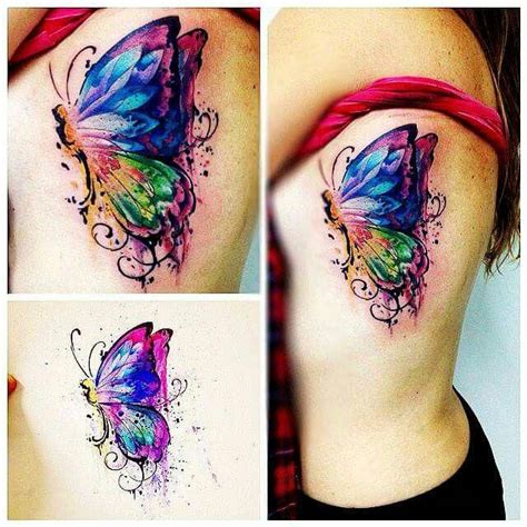 Watercolor Butterfly Tattoo Watercolortattoos Watercolor Butterfly