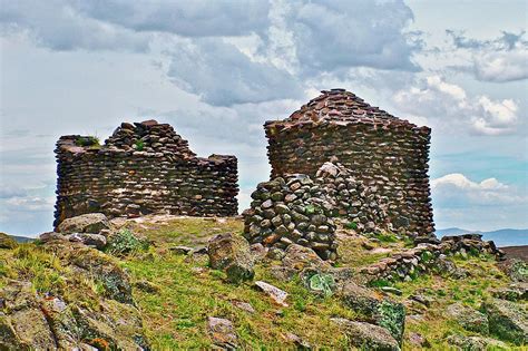 Pre Incan Chullpas Or Funerary Towers In Sullistani On Lake Ayumara