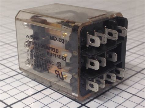 Used Relay Potter And Brumfield Ku 4818 24vdc Coil 3pdt