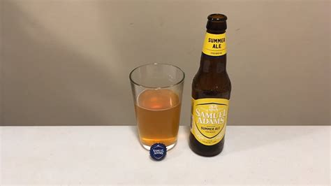 Samuel Adams Summer Ale Citrus Wheat Ale Youtube