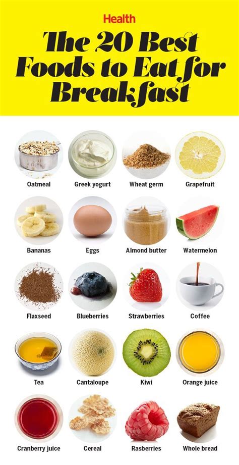 The answer is basic healthy eating advice: The 20 Healthiest Foods to Eat for Breakfast | Good foods ...
