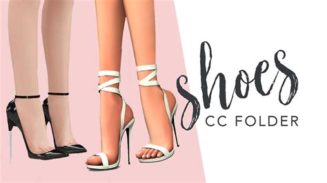 Female Shoes Cc Folder 👠 Sims 4 100 Items Female Shoes Cc Mods Free