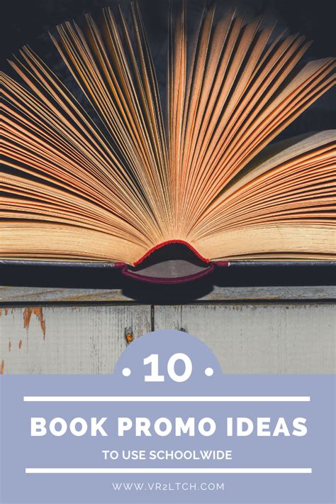 10 Ways To Promote Books Vr2ltch Promote Book Library Skills