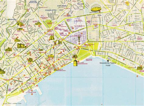 Ότι υπήρξε ναός του διός, ή των καβείρων. Large Thessaloniki Maps for Free Download and Print | High ...