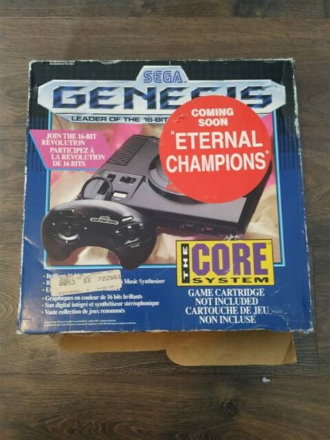 Sega Genesis 3 Core System Console In Box Ebay