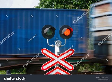 Traffic Light Flashing Red Signal On Stock Photo 1538049929 Shutterstock