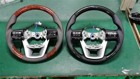Carbon Fibre Steering Wheel For Toyota Hilux Revo Fortuner 2011 18 Car