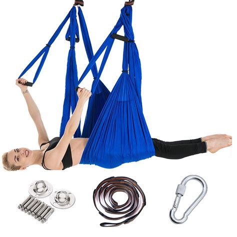 Anti Gravity Yoga Hammock Set Nylon Fabric Pilates Yoga Flying Swing Aerial Traction Device Body
