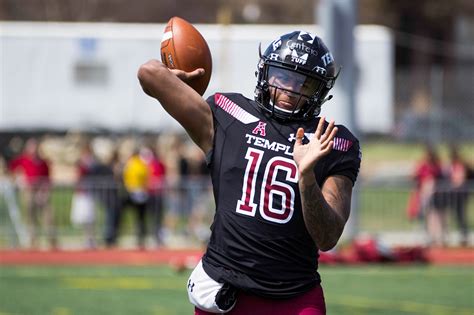 Temple Sophomore Quarterback Finds Confidence In New Offense The