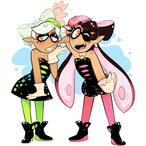 Squid Sisters By Pxlbr On Deviantart