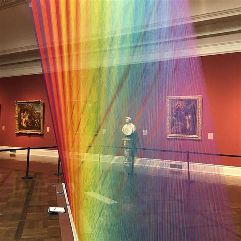 Man Made Rainbow Trapped Inside This Gallery Is Made Of 1000s Of
